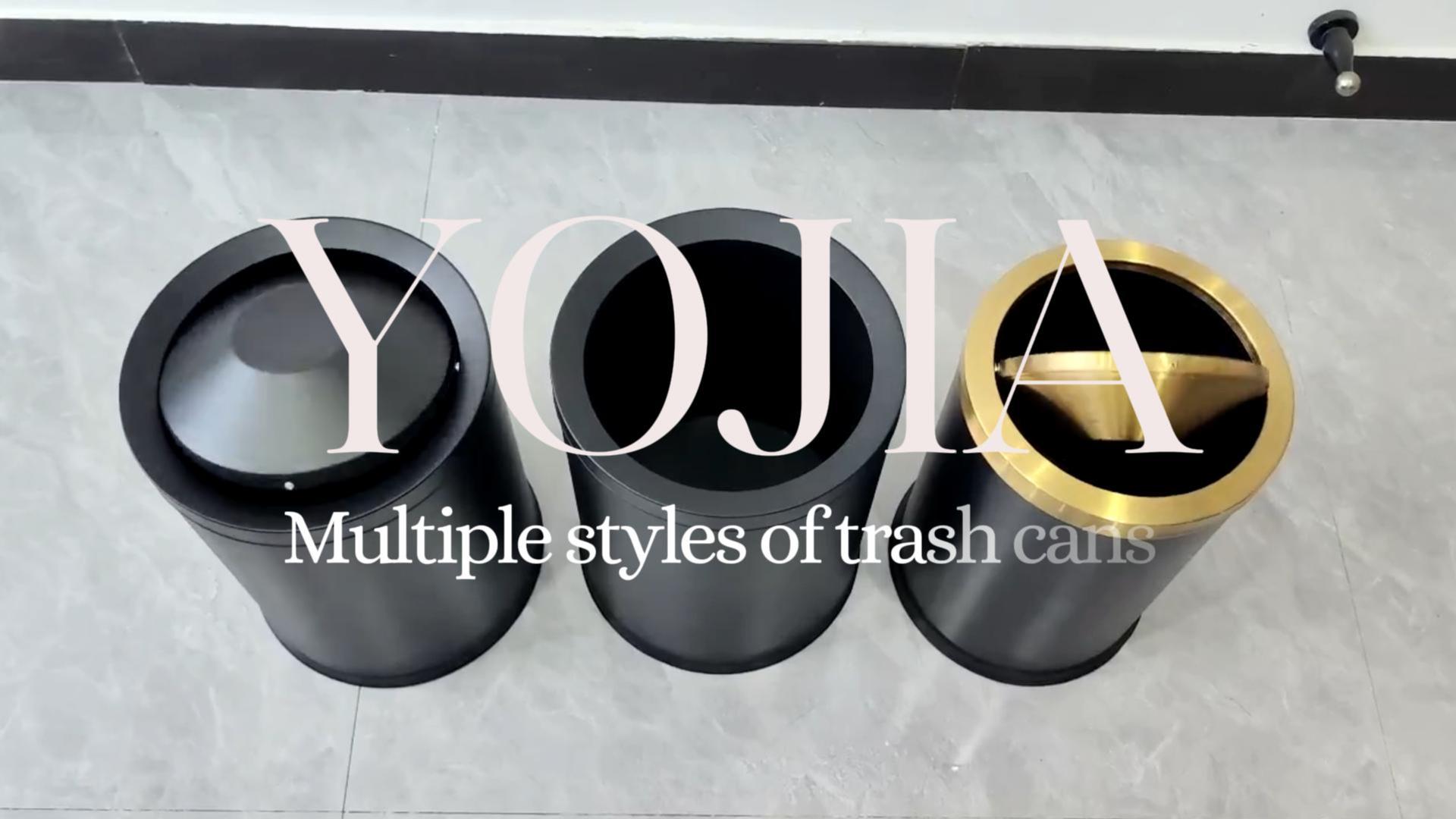 Amazon.com: YOJIA 3.17 Gallon/12L Elegant Garbage Can,Double